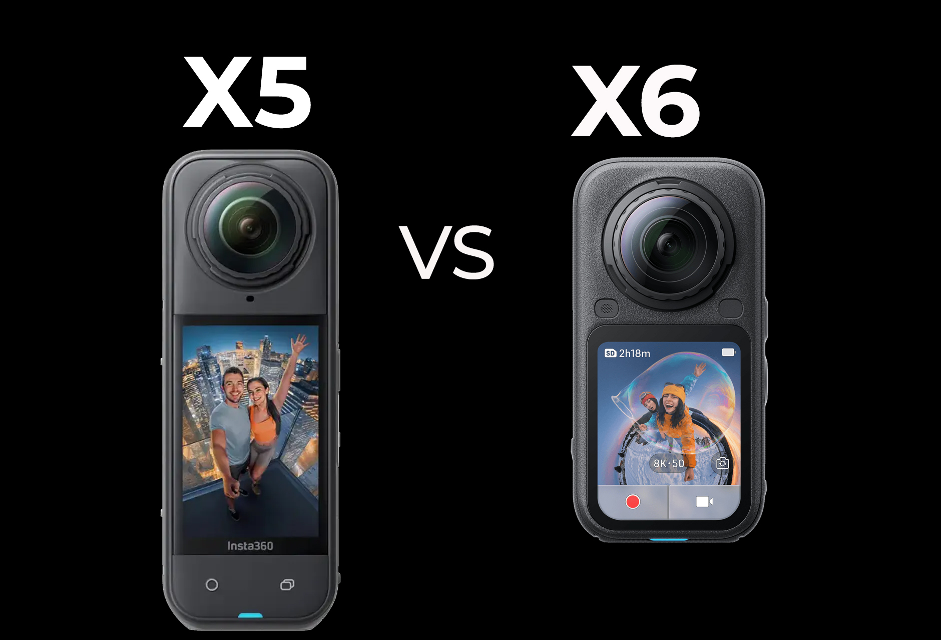 Insta360 X6 vs X5 &ndash; Hva er forskjellen, og hvilket kamera passer best?